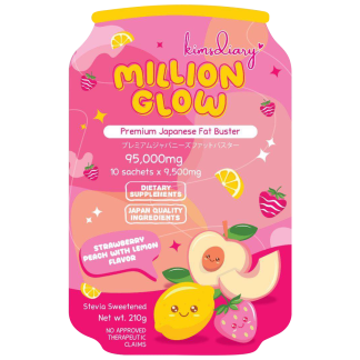 Million Glow Strawberry Peach with Lemon Flavor Premium Japanese Fat Buster